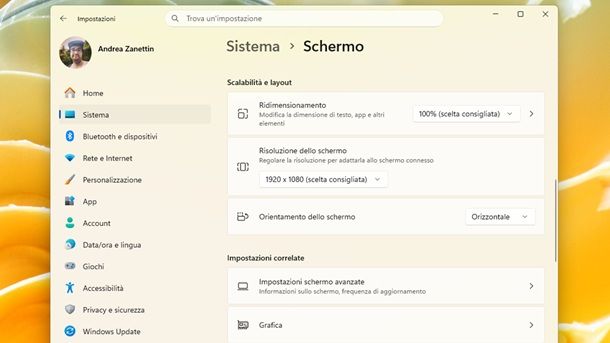 Come riportare lo schermo a dimensioni normali Windows 11