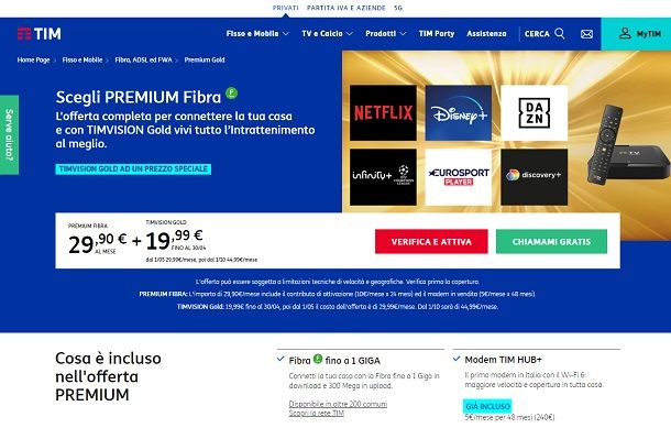 offerte timvision