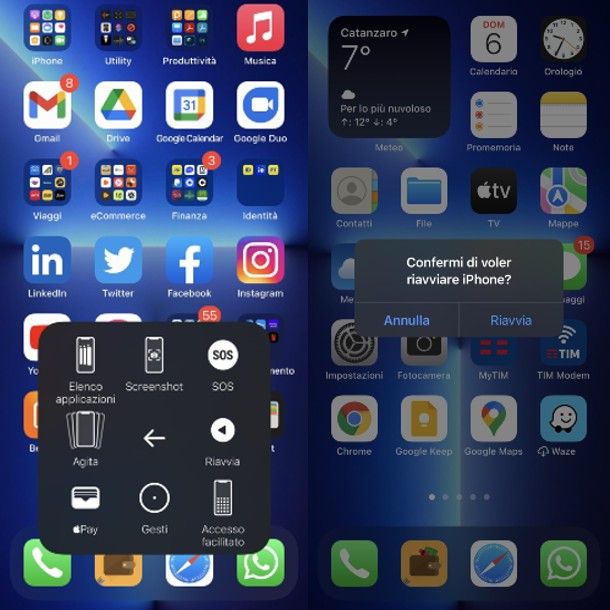 Come si riavvia iPhone 13