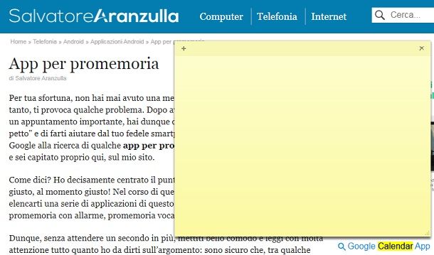 Utilizzare Sticky Notes di Windows per prendere promemoria