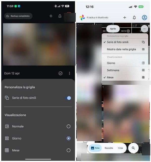 Come selezionare le foto di un anno su Google Foto