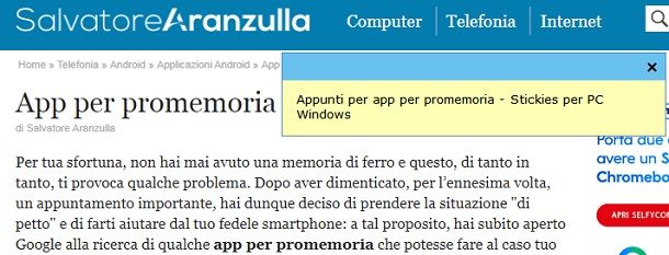 Altre app per prendere promemoria su desktop