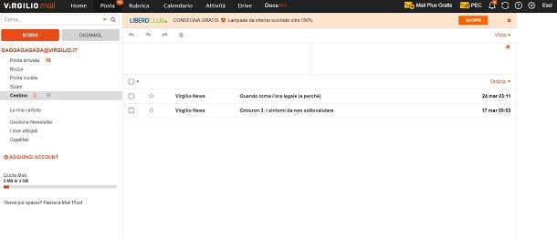virgilio mail