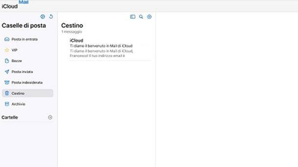 Come recuperare email cancellate da iCloud Mail