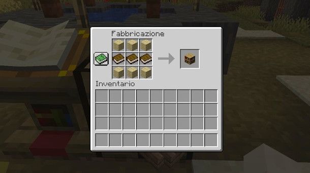 elementi per costruire una libreria su Minecraft