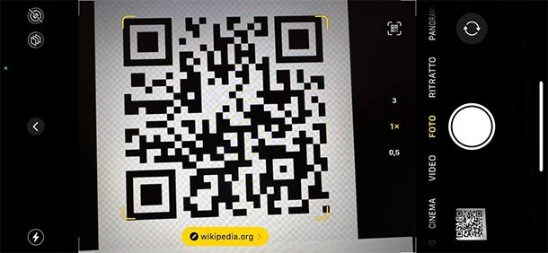 Come scansionare QR Code