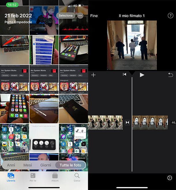 Come creare video con iPhone