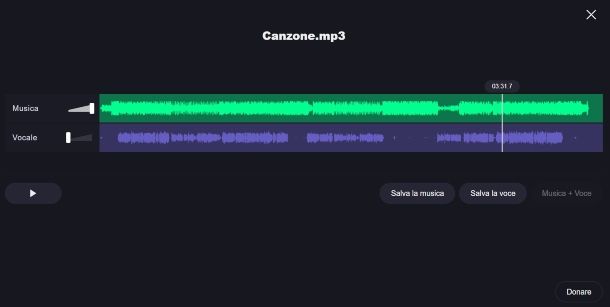 Programmi per togliere la voce da una canzone online