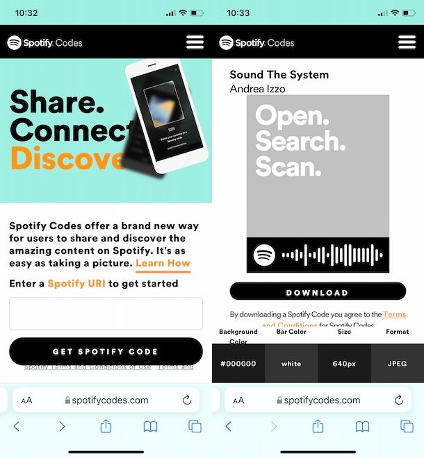 Spotify Codes