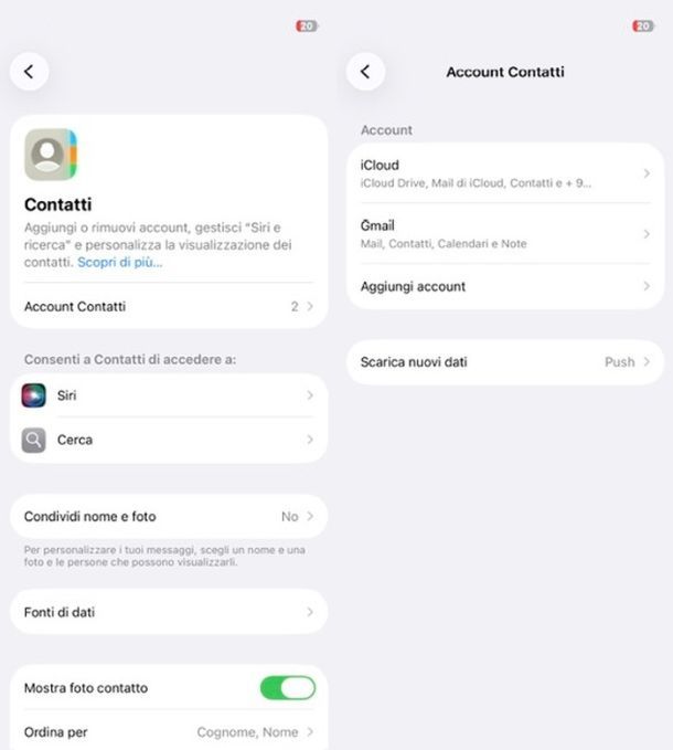 Trasferire contatti da iPhone a Windows