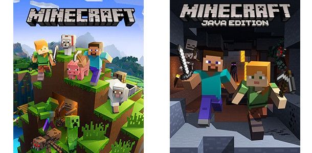 copertine edizioni Minecraft per PC