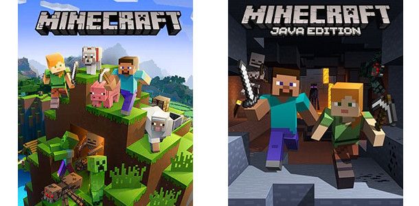 copertine edizioni Minecraft per PC