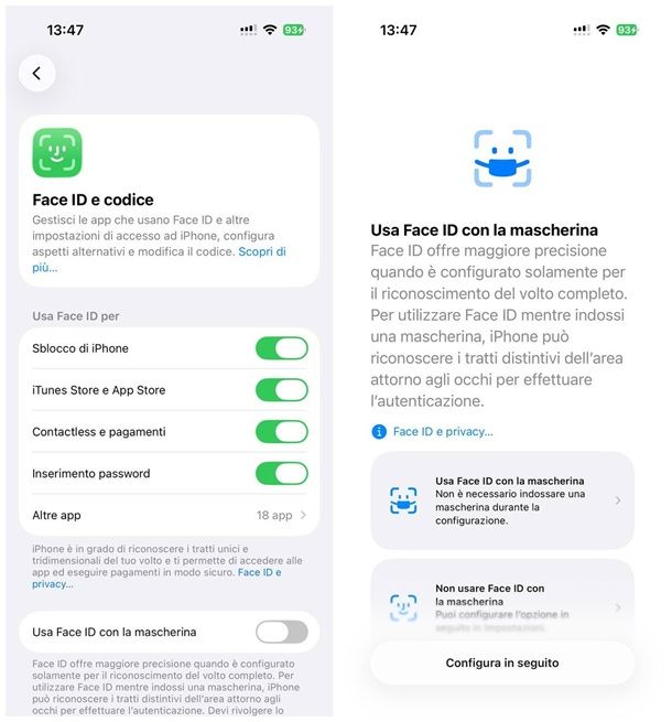 Come sbloccare iPhone senza codice: biometria
