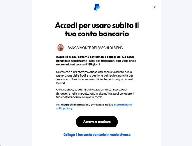 Come ricaricare PayPal con bonifico