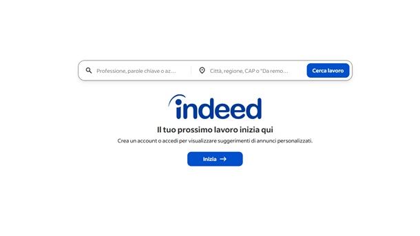 Miglior motore di ricerca per lavoro Indeed