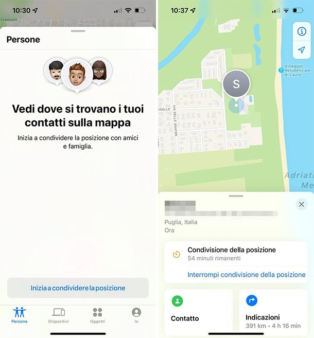 Come localizzare un iPhone di un amico