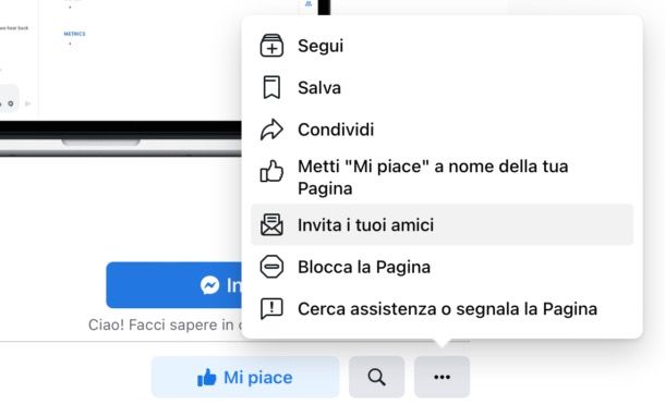 Come suggerire una pagina su Facebook