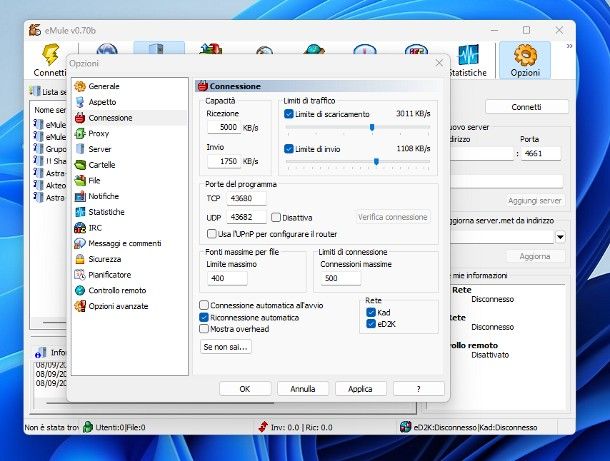 Come aprire le porte di eMule