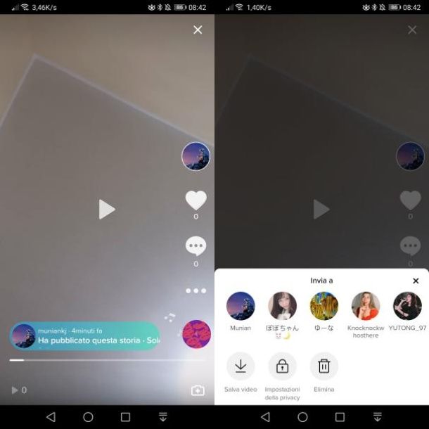 Come gestire le storie su TikTok