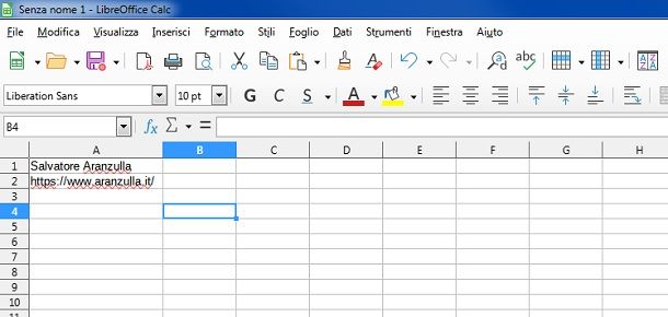 Usare LibreOffice Calc per convertire file Excel in PDF