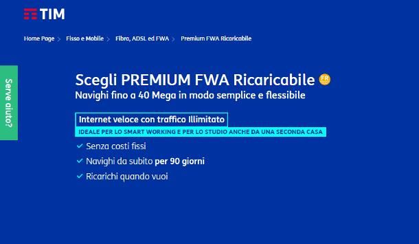 Offerte linea Telecom solo ADSL alternative: tecnologia FWA