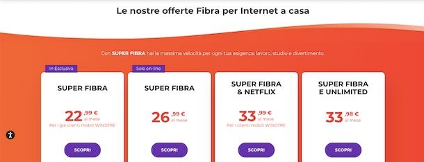 Offerte Fibra