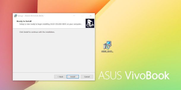 Installer BIOS ASUS