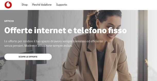 Offerte Vodafone Fibra partita IVA