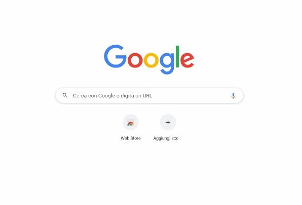 Google home page