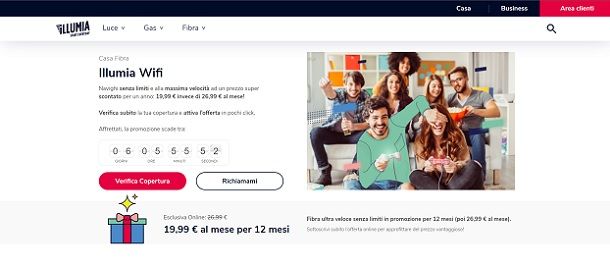 offerte solo telefono fisso Illumia