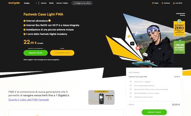 Fastweb FWA