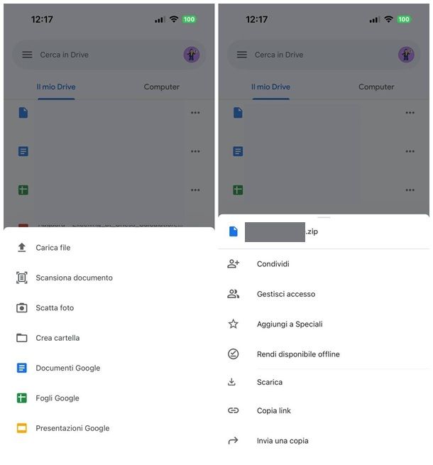 Come funziona Google Drive su iPhone