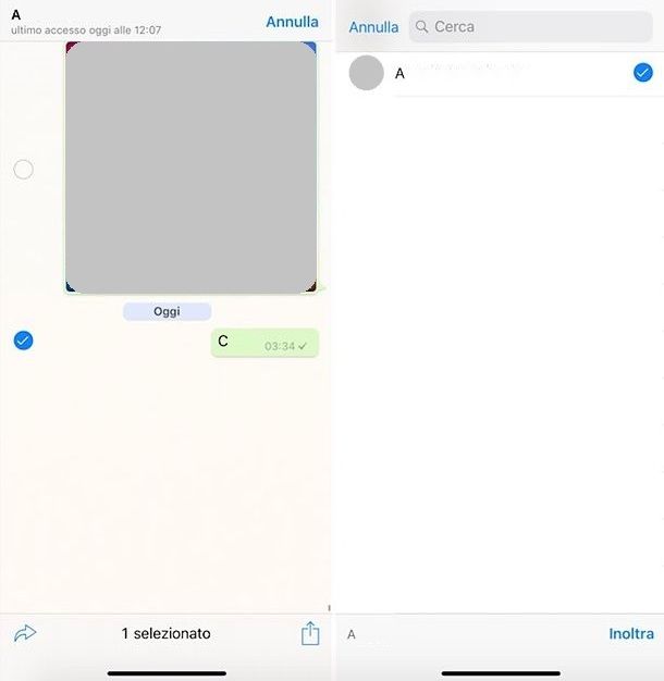 iPhone persone bloccate WhatsApp