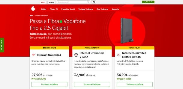 offerte telefono fisso vodafone