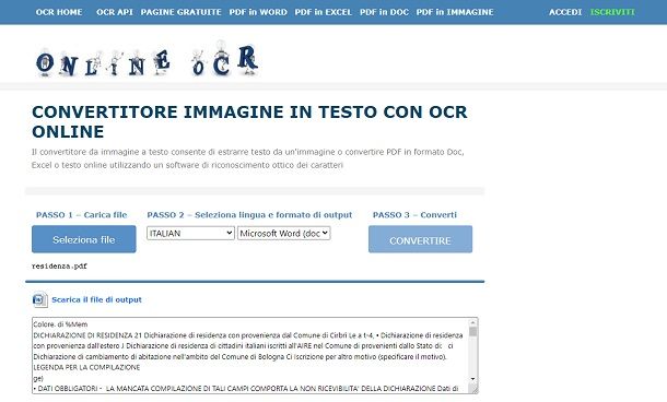 free online ocr