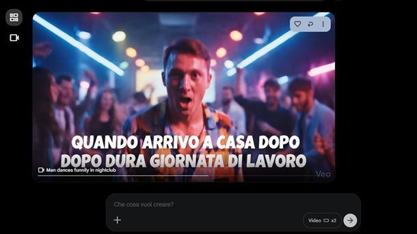 Come fare meme da video Google Flow