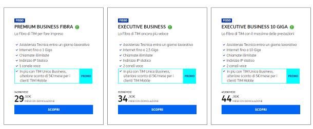 Migliori offerte Telecom solo ADSL: business