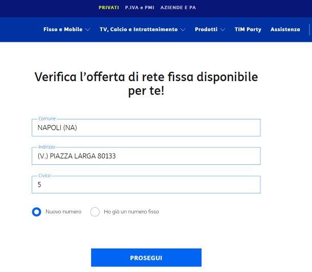 Offerte Telecom solo ADSL