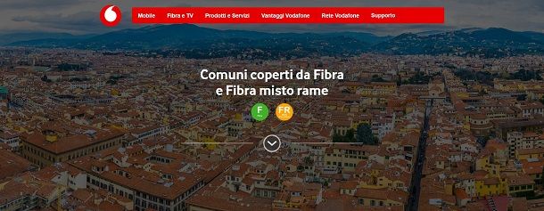 copertura vodafone