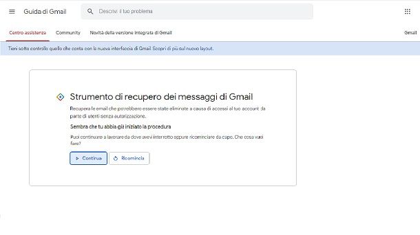 Come recuperare email cancellate definitivamente da Gmail
