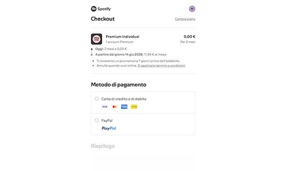 Avere Spotify Premium gratis su computer