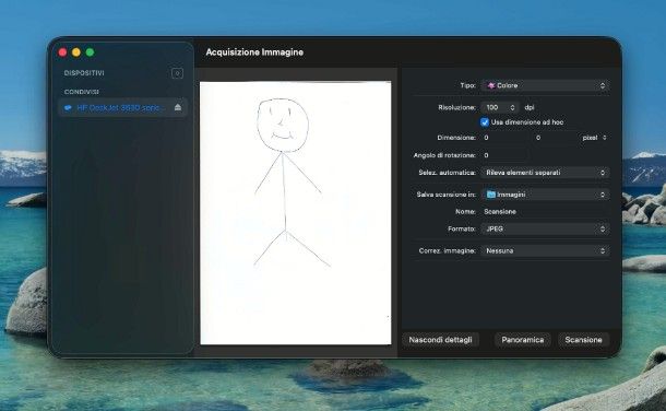 Programmi per scansione