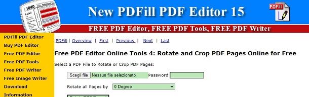 Ruotare PDF online con altri validi soluzioni