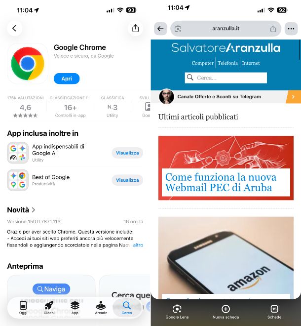 Chrome iOS