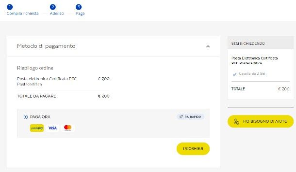 Come rinnovare PEC Poste Italiane