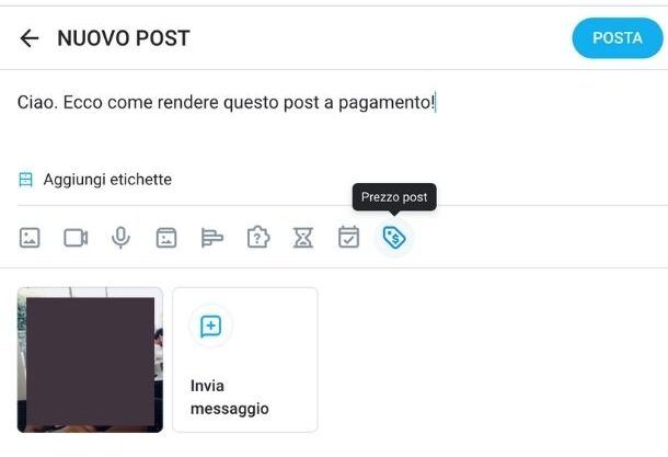 Post a pagamento OnlyFans