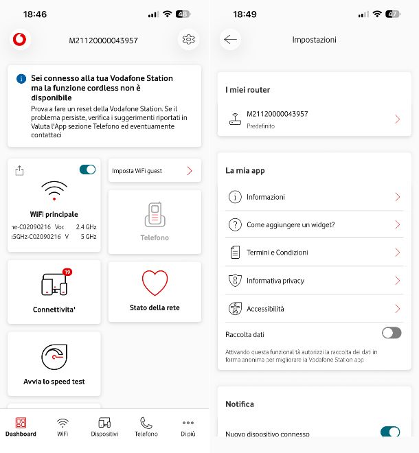 Vodafone Station App