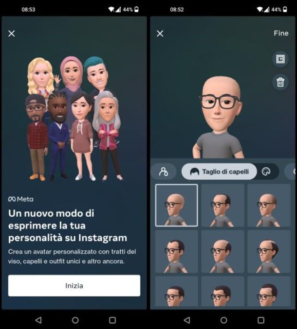 Come creare un avatar su Instagram