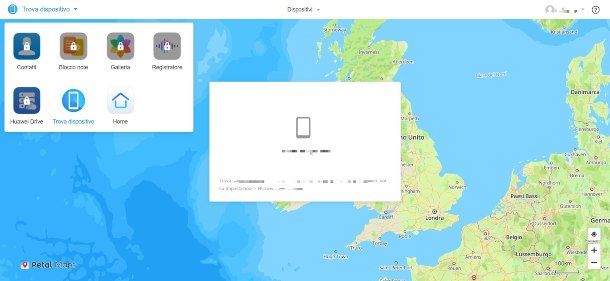 HUAWEI Trova dispositivo
