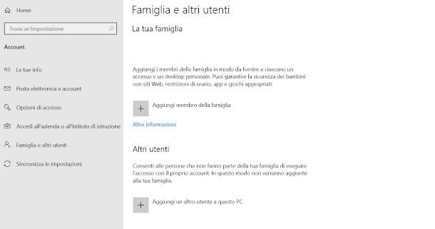 schermata creazione nuovo account Microsoft